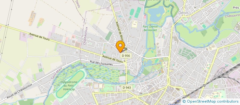 localisation de l'entreprise MADAME AURORE WEHREY à CHATEAUROUX