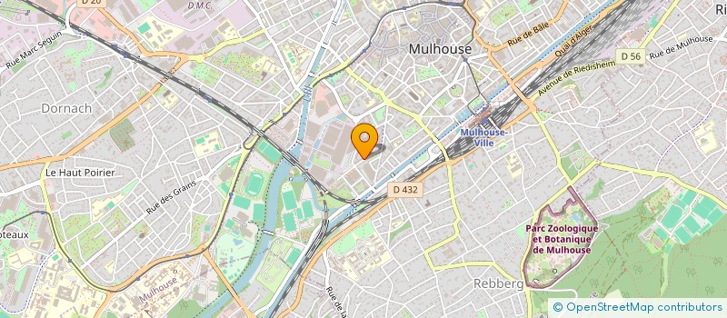 localisation de l'entreprise MADAME AURORE WERLINGS  MULHOUSE