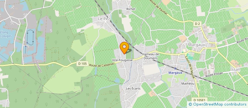 localisation de l'entreprise MADAME AURORE YONNET  SOUSSANS