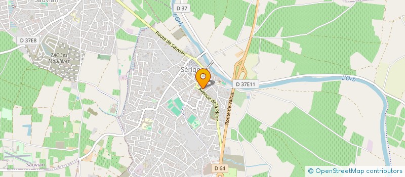 localisation de l'entreprise MADAME AURORE ZEHREN à SERIGNAN