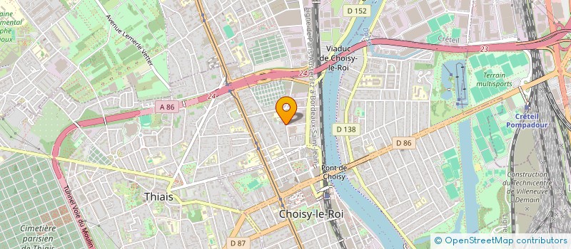 localisation de l'entreprise MADAME AUTHAI NANTHAPAK  CHOISY-LE-ROI