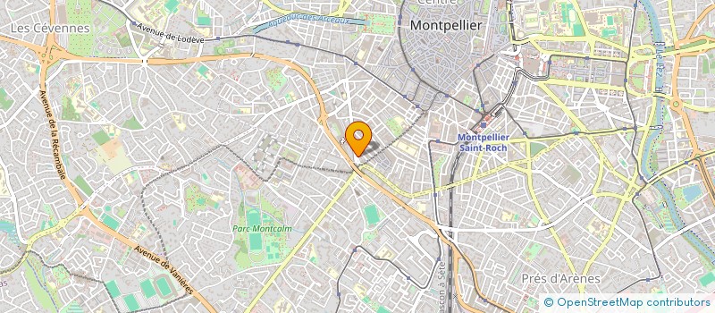 localisation de l'entreprise MADAME AUZELIA PERASTE à MONTPELLIER