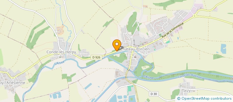 localisation de l'entreprise MADAME AVA CANON  CHATEAU-PORCIEN