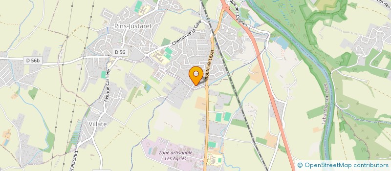 localisation de l'entreprise MADAME AVA DOUSSAINT  PINS-JUSTARET