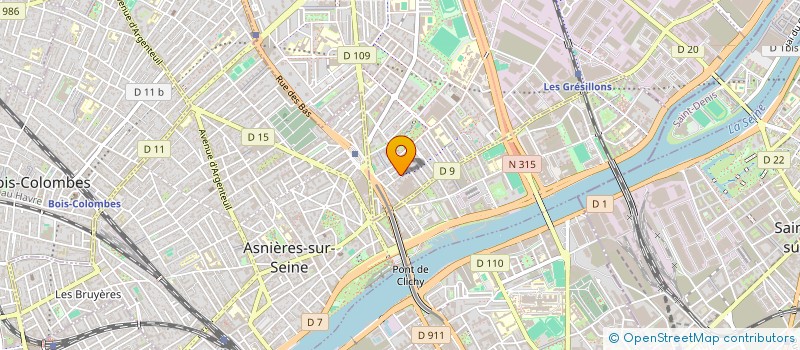 localisation de l'entreprise MADAME AVA GOLDMANN à GENNEVILLIERS