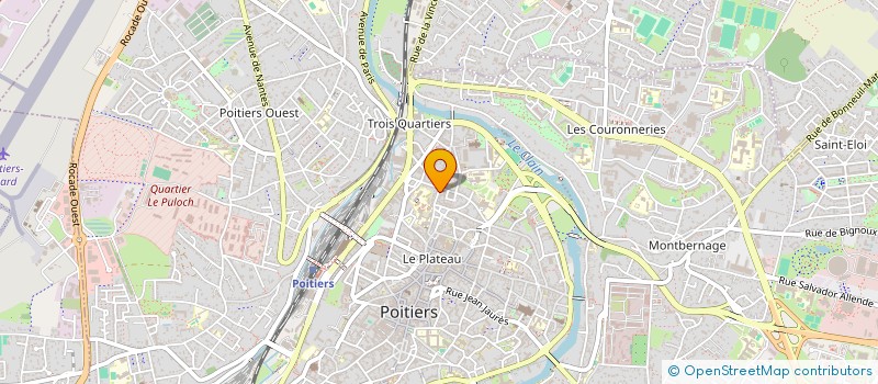 localisation de l'entreprise MADAME AVA OUEDRAOGO à POITIERS
