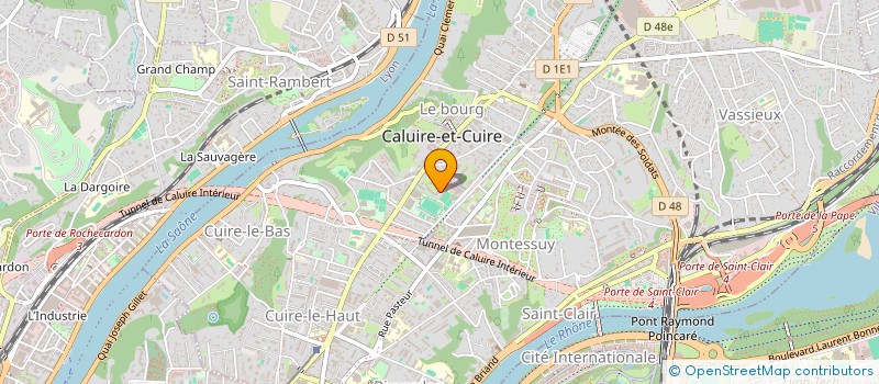 localisation de l'entreprise MADAME AVAINISE NETO RITA  CALUIRE-ET-CUIRE