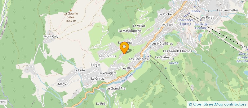 localisation de l'entreprise MADAME AVEEN BROWN à LES GETS