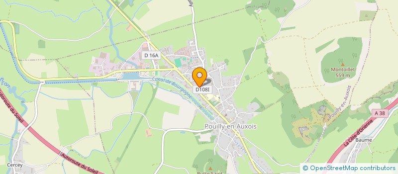 localisation de l'entreprise MADAME AVELINE PLANCHARD à POUILLY-EN-AUXOIS
