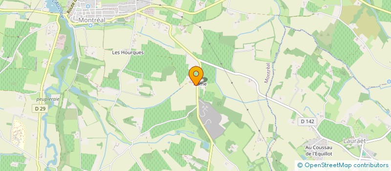 localisation de l'entreprise MADAME AVERIL PROVAN  CASTELNAU D'AUZAN LABARRERE