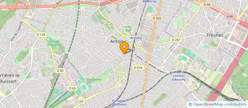 localisation de l'entreprise MADAME AVIA BENSIMON à ANTONY