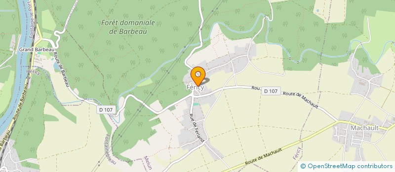 localisation de l'entreprise MADAME AVRIL DE PERTHUIS DE LAILLEVAULT à FERICY