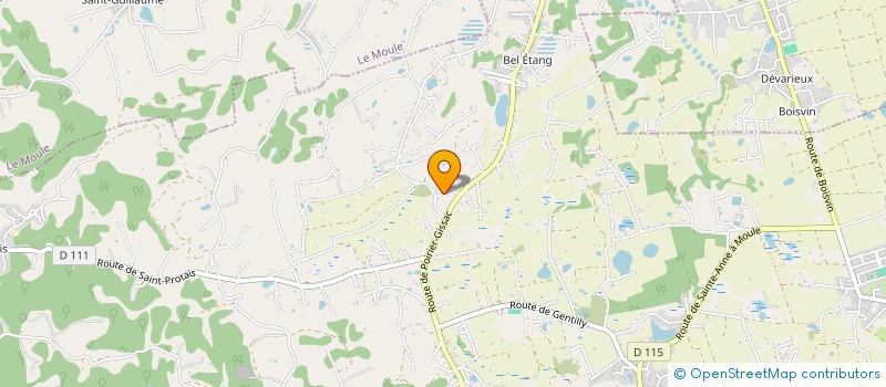 localisation de l'entreprise MADAME AVRIL LAROCHE  SAINTE-ANNE