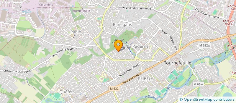 localisation de l'entreprise MADAME AVRIL POINCLOUX  TOURNEFEUILLE