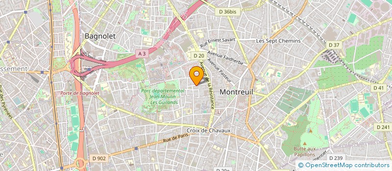 localisation de l'entreprise MADAME AVRIL PROSPER à MONTREUIL