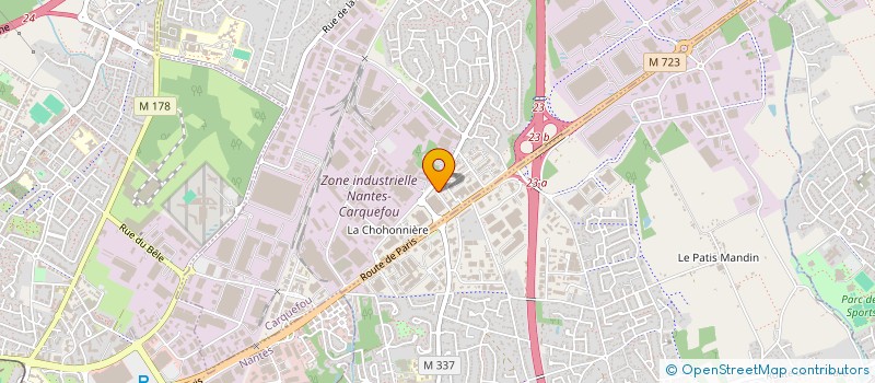 localisation de l'entreprise MADAME AWA AGNES NIANG  CARQUEFOU