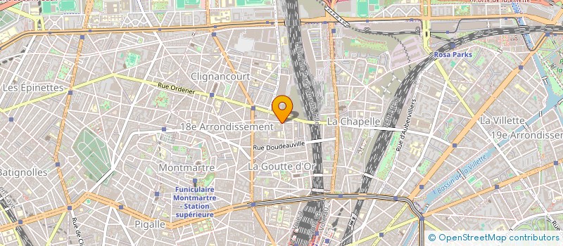 localisation de l'entreprise MADAME AWA BA  PARIS