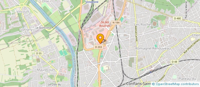 localisation de l'entreprise MADAME AWA CISSE  CONFLANS-SAINTE-HONORINE