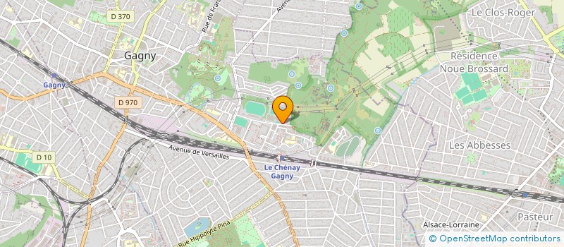 localisation de l'entreprise MADAME AWA DIABY  GAGNY