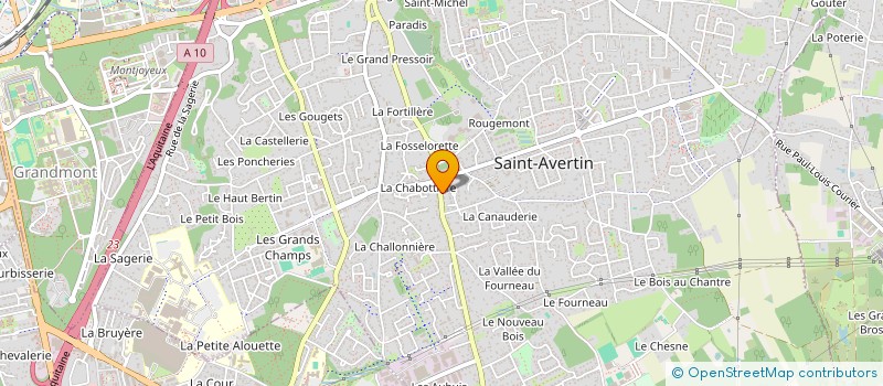 localisation de l'entreprise MADAME AWA DIABY  SAINT-AVERTIN