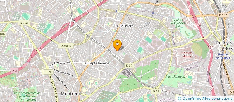 localisation de l'entreprise MADAME AWA DIAFOU DIATTA à MONTREUIL