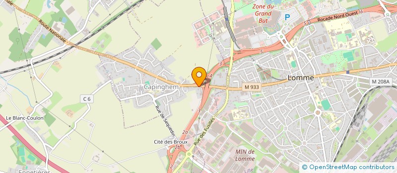 localisation de l'entreprise MADAME AWA DIALLO à LILLE