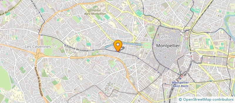 localisation de l'entreprise MADAME AWA DIOP à MONTPELLIER