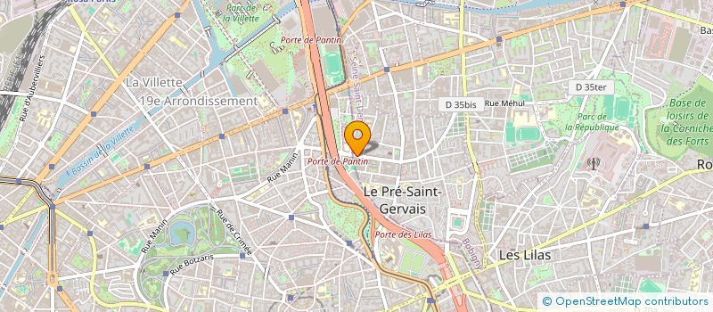 localisation de l'entreprise MADAME AWA FOFANA à LE PRE-SAINT-GERVAIS