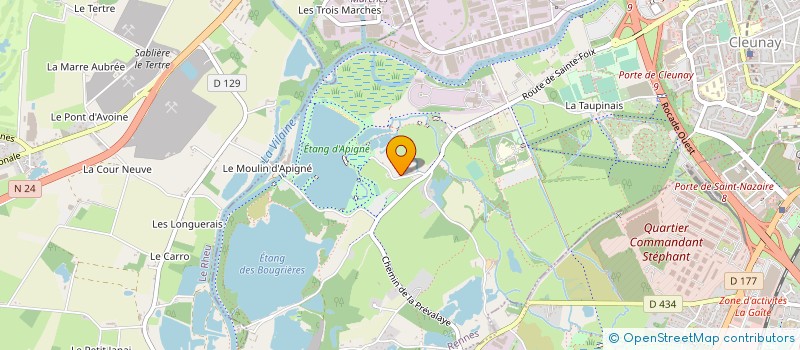 localisation de l'entreprise MADAME AWA GAYE à RENNES
