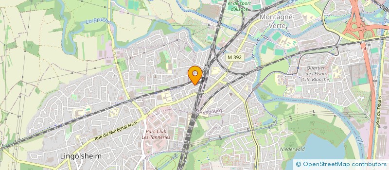 localisation de l'entreprise MADAME AWA KAMARA à STRASBOURG