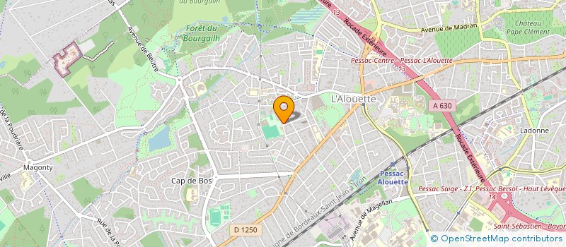 localisation de l'entreprise MADAME AWA KEITA  PESSAC