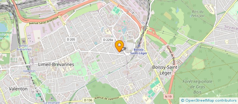 localisation de l'entreprise MADAME AWA KEITA  LIMEIL-BREVANNES