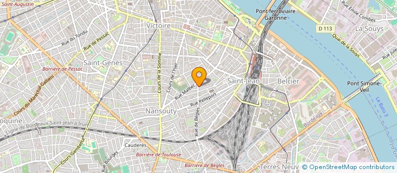 localisation de l'entreprise MADAME AWA MBENZE NZICOUD  BORDEAUX