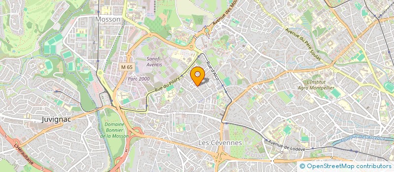 localisation de l'entreprise MADAME AWA MUNAZI  MONTPELLIER