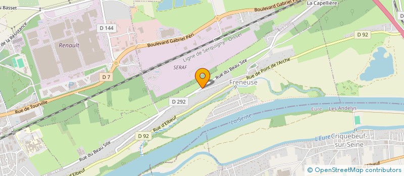 localisation de l'entreprise MADAME AWA NDIAYE  VAL-DE-REUIL