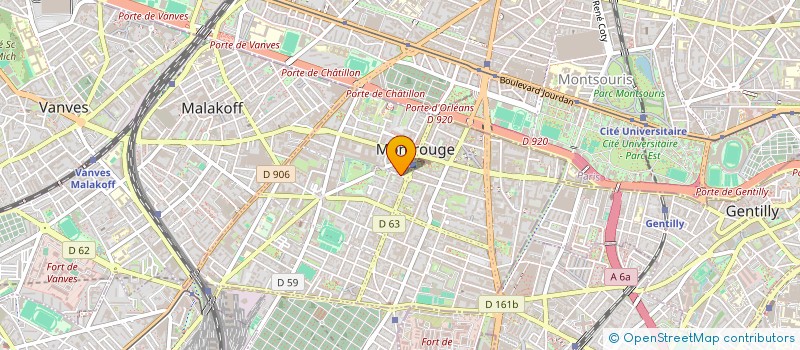 localisation de l'entreprise MADAME AWA SANKARE  MONTROUGE