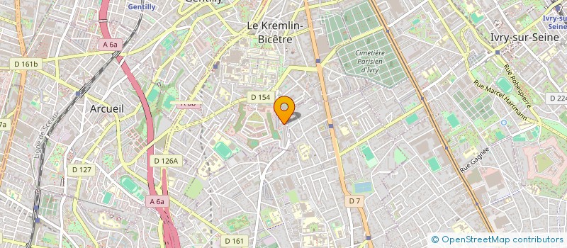 localisation de l'entreprise MADAME AWA SYLLA  LE KREMLIN-BICETRE