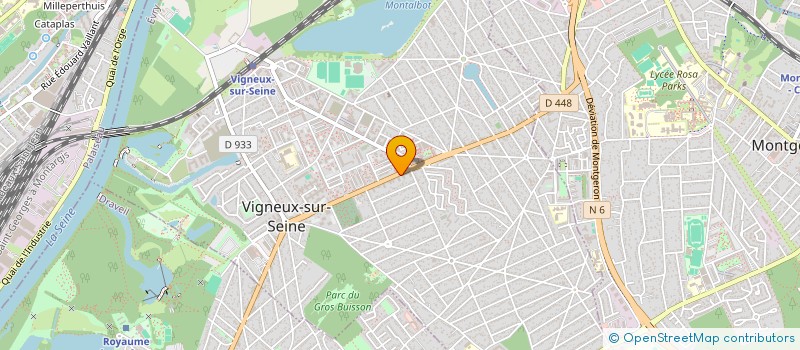 localisation de l'entreprise MADAME AWA TIRERA  VIGNEUX-SUR-SEINE