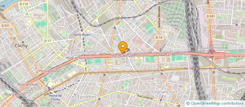 localisation de l'entreprise MADAME AWA TOURE  PARIS 18