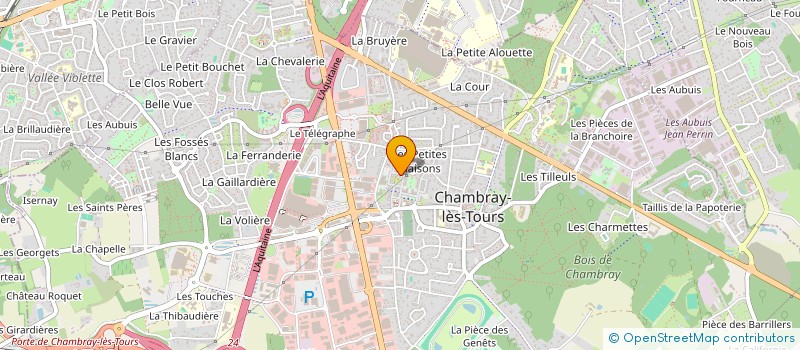 localisation de l'entreprise MADAME AWA TOURE  CHAMBRAY-LES-TOURS