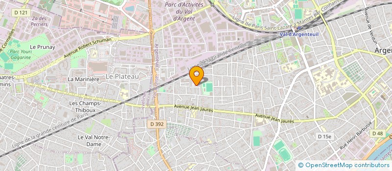 localisation de l'entreprise MADAME AWA TRAORE  ARGENTEUIL