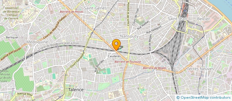 localisation de l'entreprise MADAME AWA TRAORE à BEGLES