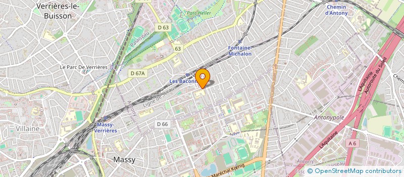 localisation de l'entreprise MADAME AWA TRAORE à ANTONY