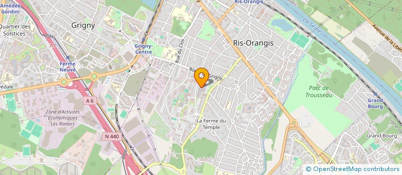 localisation de l'entreprise MADAME AWA TRAORE à RIS-ORANGIS