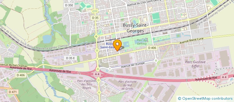 localisation de l'entreprise MADAME AWARA GOMIS  BUSSY-SAINT-GEORGES