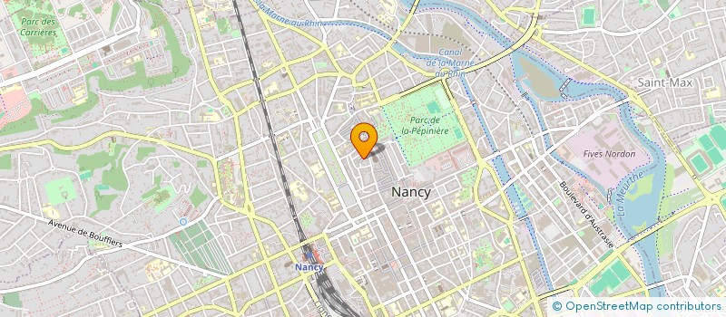 localisation de l'entreprise MADAME AWATEF MASBAHI  NANCY