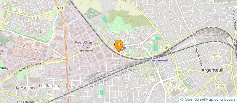 localisation de l'entreprise MADAME AWATIF KHELIFI  ARGENTEUIL