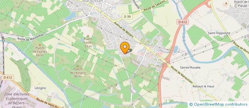 localisation de l'entreprise MADAME AWATTEF EZZIANI  MARAUSSAN