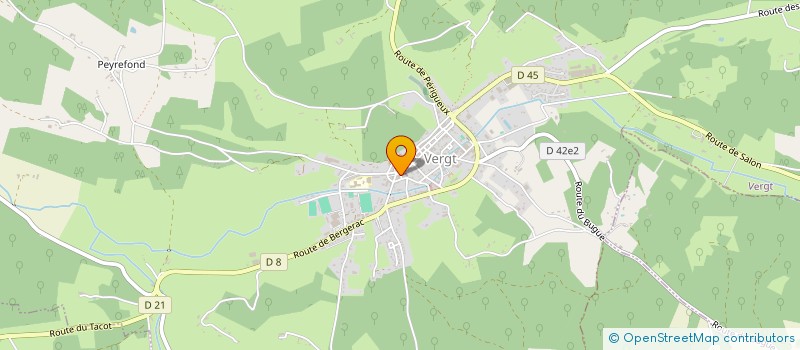 localisation de l'entreprise MADAME AXEL DELOISON  VERGT