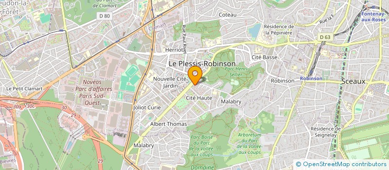 localisation de l'entreprise MADAME AXEL WERKLING à LE PLESSIS-ROBINSON